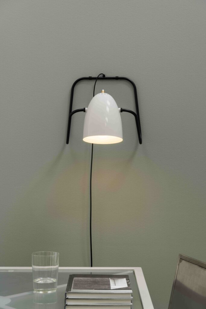 lampe a poser metal design haut de gamme m3 applique murale blanc