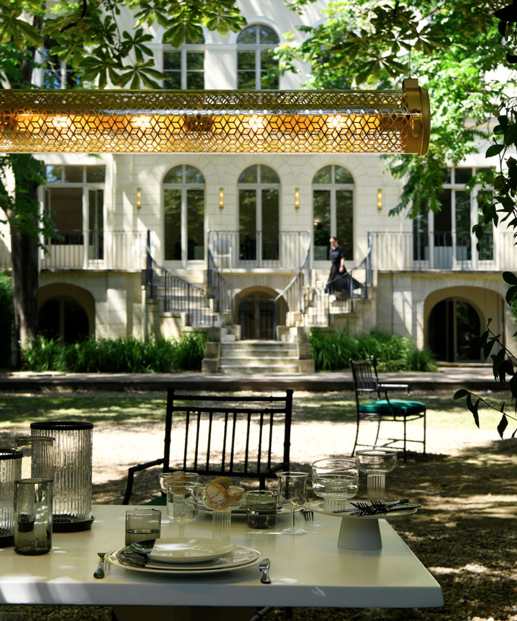 suspension extérieur haut de gamme restaurant et hotel